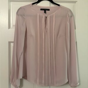White House Black Market Light Pink Blouse